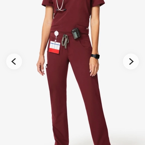 Set: 2 Figs Casma Scrub top S - Picture 1 of 5